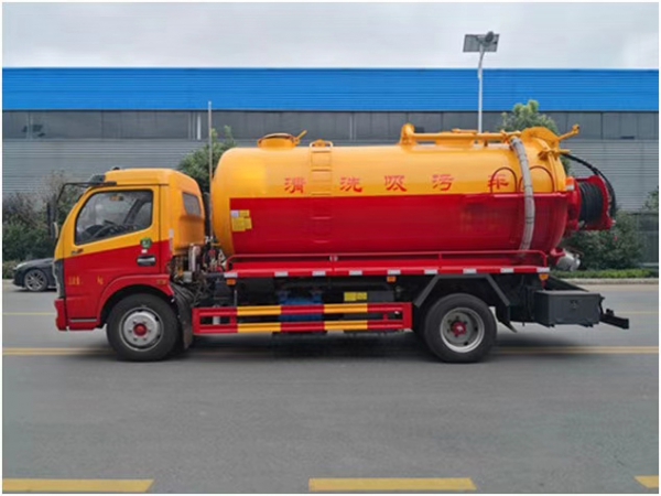 大多利卡8方 清洗吸污車一體罐 國(guó)六