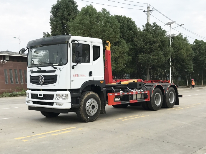 東風華神25噸勾臂式垃圾車