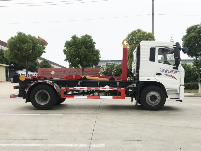 陜汽車廂可卸式垃圾車