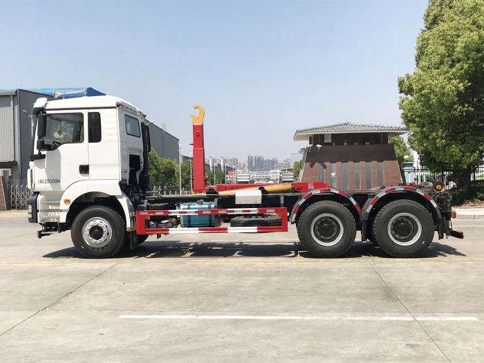 陜汽軒德X3車廂可卸式垃圾車