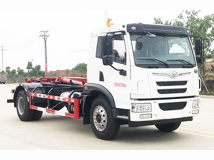 解放16噸車廂可卸式垃圾車