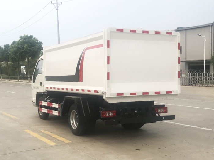 福田小卡之星3側掛桶式垃圾車