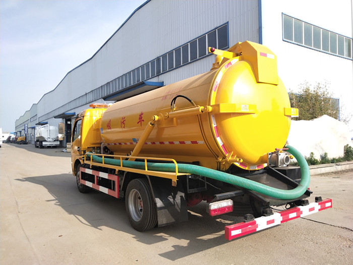 國六東風大多利卡9.2方清洗吸污車一體罐