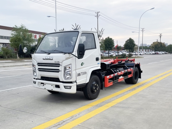 江鈴小黃牌車廂可卸式垃圾車