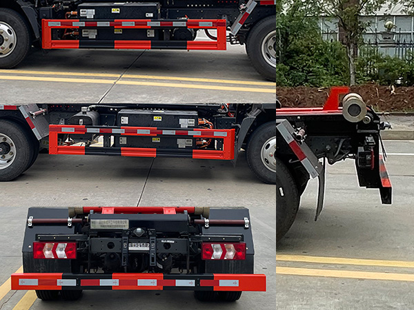 柳汽乘龍純電動車廂可卸式垃圾車