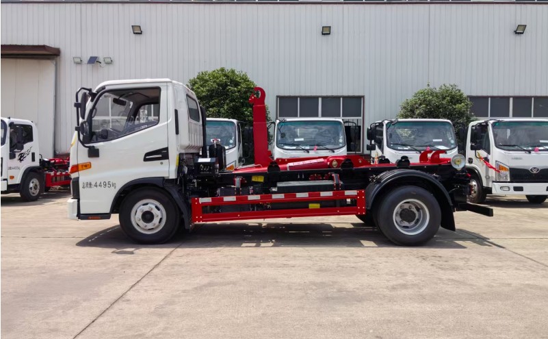 江淮插電式混合動力車廂可卸式垃圾車